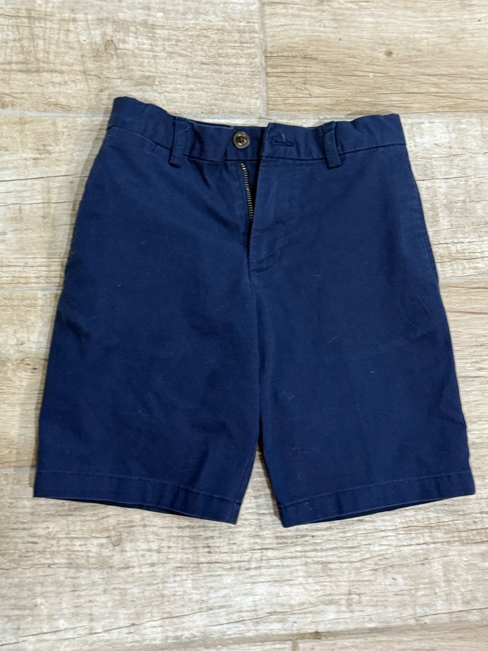 Polo Ralph Lauren Boys Size 7 Classic Prep Navy Chino Shorts NWOT